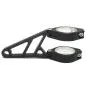 Preview: Lampenhalter Set HIGHSIDER kurz Ø 35-37 mm schwarz