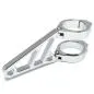 Preview: Lampenhalter Set HIGHSIDER kurz Ø 47-54 mm chrom