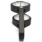 Preview: Lampenhalter Set HIGHSIDER XS Ø 38-41 mm schwarz