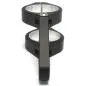 Preview: Lampenhalter Set HIGHSIDER XS, schwarz, 49-54 mm