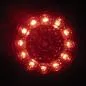 Preview: LED Blinker Round mit Rücklicht und Bremslicht rot klar