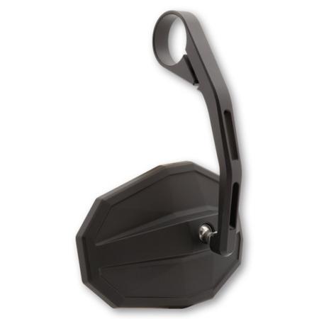 Lenkerendenspiegel HIGHSIDER SMART STRAIGHT lang, schwarz, Aufnahme Ø 30 x B 12 mm