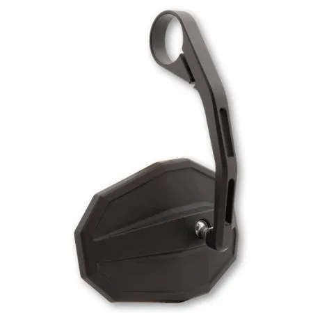 Lenkerendenspiegel HIGHSIDER SMART STRAIGHT lang, schwarz, Aufnahme Ø 30 x B 12 mm