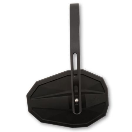 Lenkerendenspiegel HIGHSIDER SMART STRAIGHT lang, schwarz, Aufnahme Ø 30 x B 12 mm