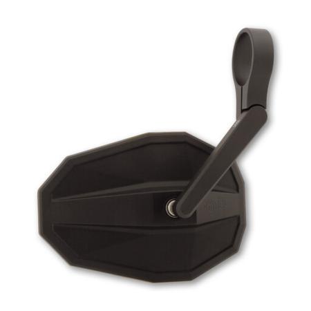 Lenkerendenspiegel HIGHSIDER SMART STRAIGHT kurz, schwarz, Aufnahme Ø 30 x B 12 mm