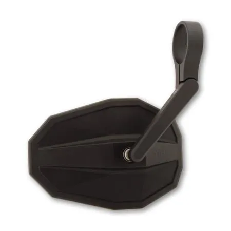 Lenkerendenspiegel HIGHSIDER SMART STRAIGHT kurz, schwarz, Aufnahme Ø 30 x B 12 mm