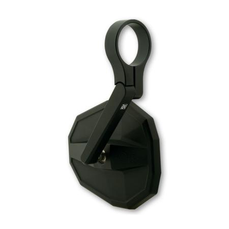 Lenkerendenspiegel HIGHSIDER SMART STRAIGHT kurz, schwarz, Aufnahme Ø 30 x B 12 mm
