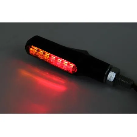 LED Blinker SHORTY FIN mit Rücklicht