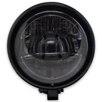 LED-Scheinwerfer AREA, schwarz glänzend, 5 3/4 Zoll, Befestigung unten M10