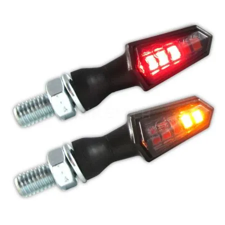 SMD Blinker PIKE mit Rücklicht und Bremslicht, schwarz