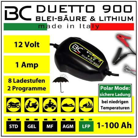 BC Batterieladegerät DUETTO 900 12V