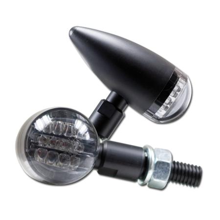 LED Blinker BULLET, schwarz