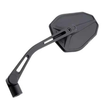Lenkerspiegel Highsider VICTORY-SLIM, Alu schwarz, E-geprüft, M10 Gewinde