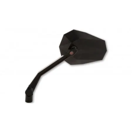 Lenkerspiegel Stealth X2 schwarz mit LED Blinker M10 Gewinde