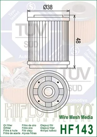 Ölfilter Hiflo HF143