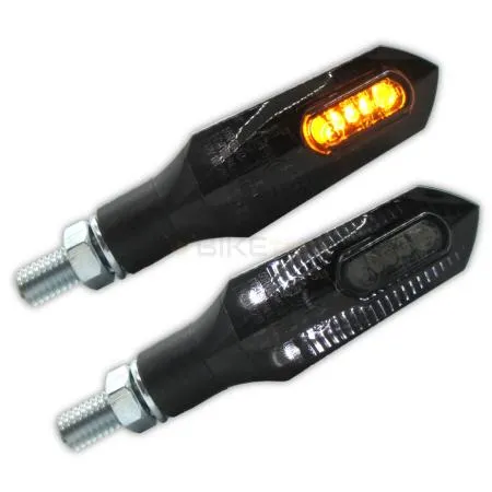 LED Blinker FORCE mit Positionslicht, schwarz, E-geprüft