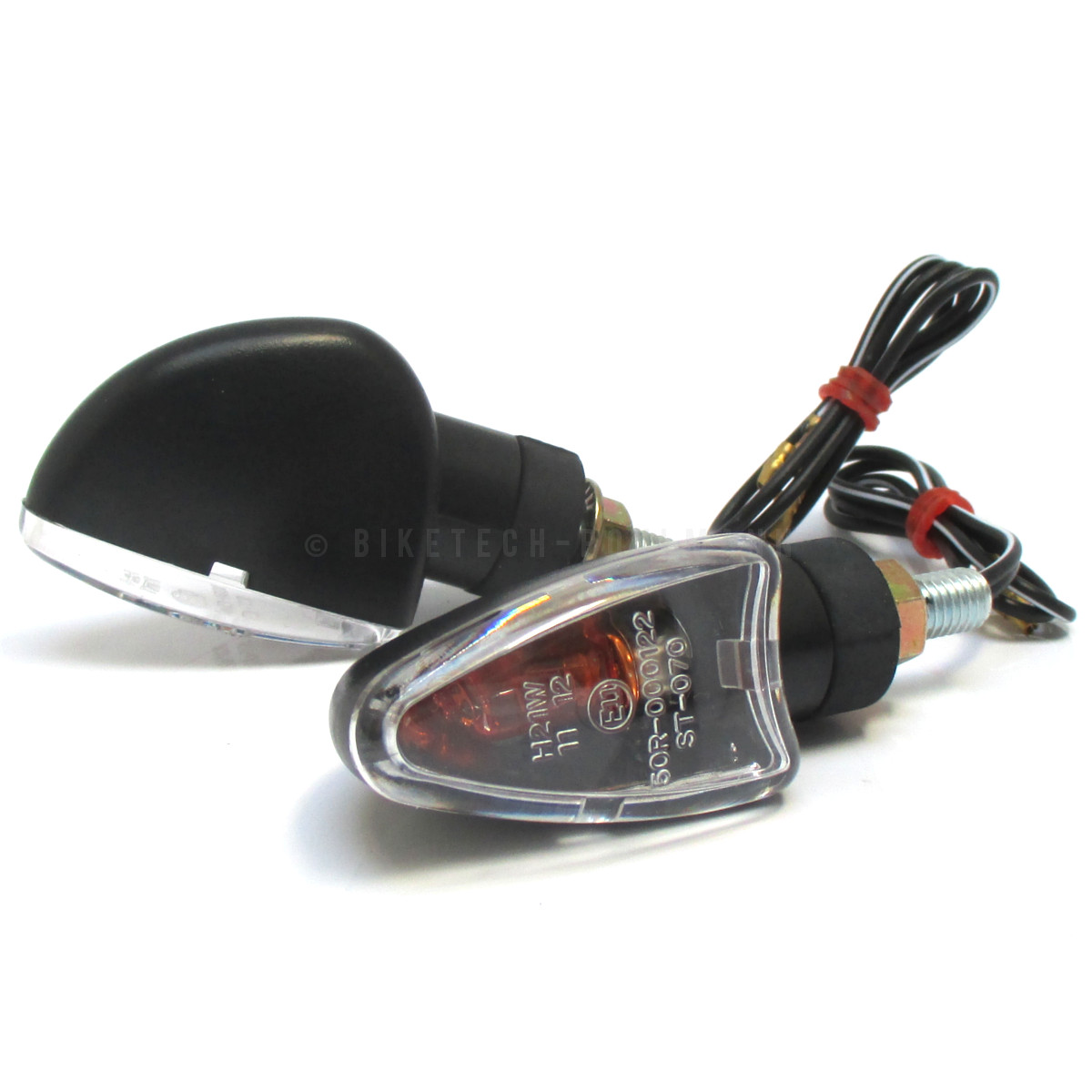 Motorrad Mini-Blinker kurz carbon look UNIVERSAL 12V 23W, 25,30 €