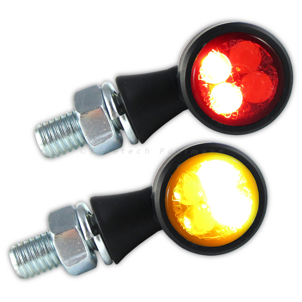 SMD Blinker Zero mit Rücklicht Bremslicht, schwarz