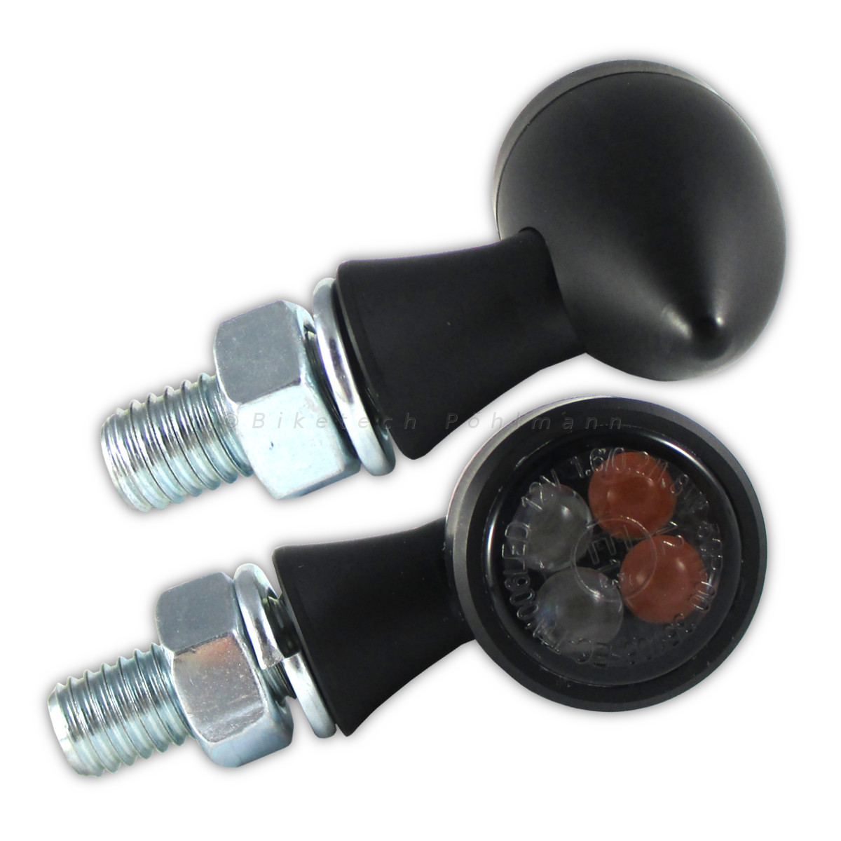 SMD Blinker Zero mit Rücklicht Bremslicht, schwarz