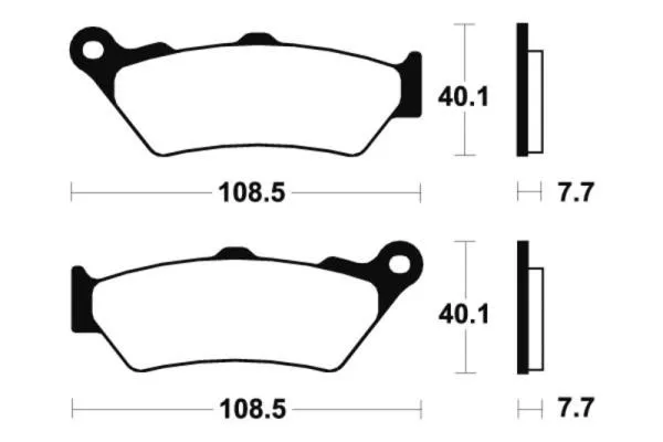 Bremsbeläge TECNIUM MO174 Sintermetall Bremsbeläge TECNIUM MO174 Sintermetall