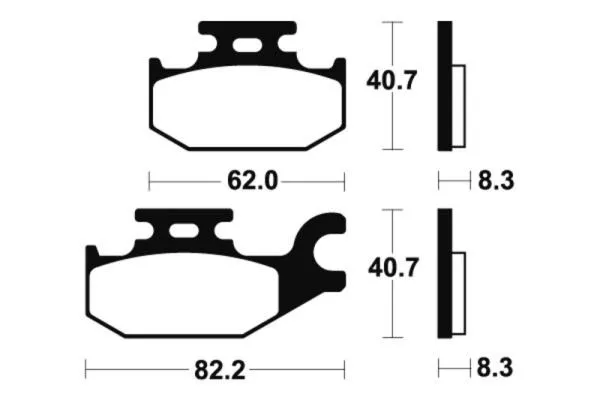 Bremsbeläge TECNIUM MO335 Sintermetall Bremsbeläge TECNIUM MO335 Sintermetall