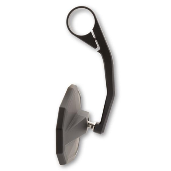 Lenkerendenspiegel HIGHSIDER SMART STRAIGHT lang, schwarz, Aufnahme Ø 30 x B 12 mm