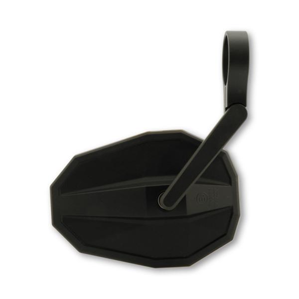 Lenkerendenspiegel HIGHSIDER SMART STRAIGHT kurz, schwarz, Aufnahme Ø 30 x B 12 mm