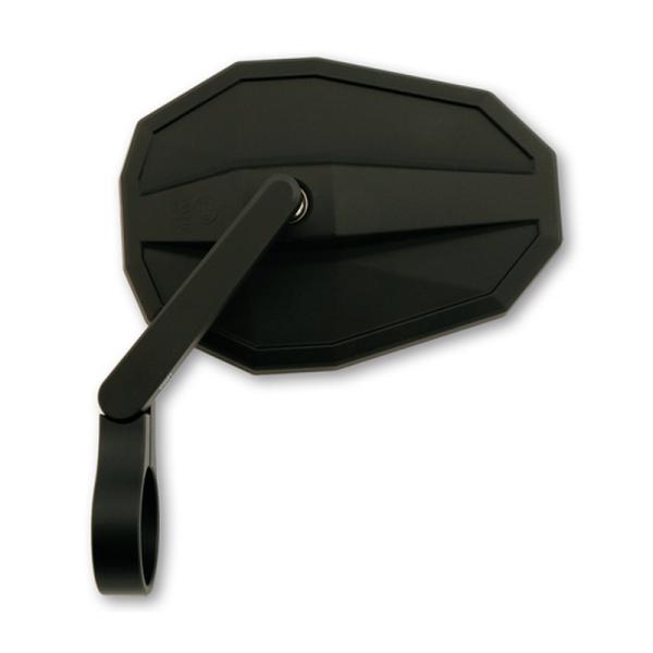 Lenkerendenspiegel HIGHSIDER SMART STRAIGHT kurz, schwarz, Aufnahme Ø 30 x B 12 mm