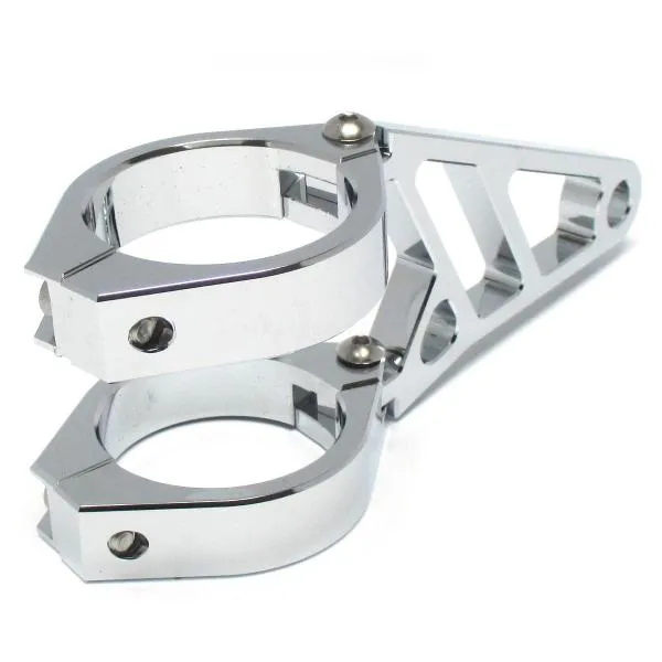Lampenhalter Set HIGHSIDER kurz Ø 47-54 mm chrom