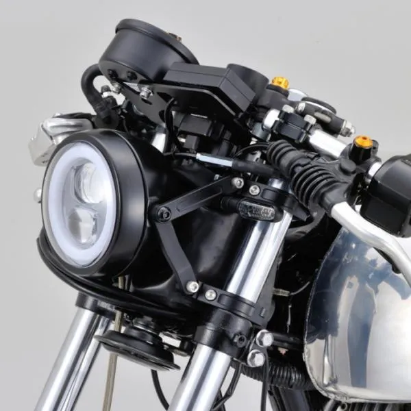 Lampenhalter Set DAYTONA DUAL-AXIS 35 mm mit Blinkerhalter