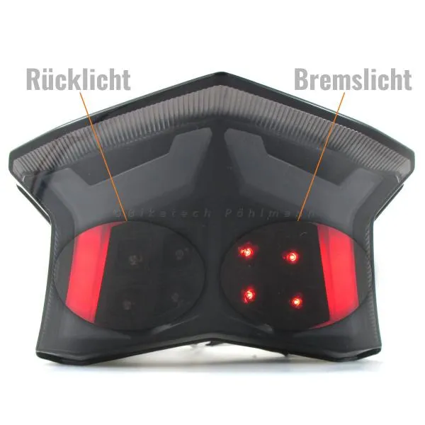 LED Rücklicht getönt für Kawasaki Ninja 650 Z 650 Z 900 17- Z-H2 ab 20