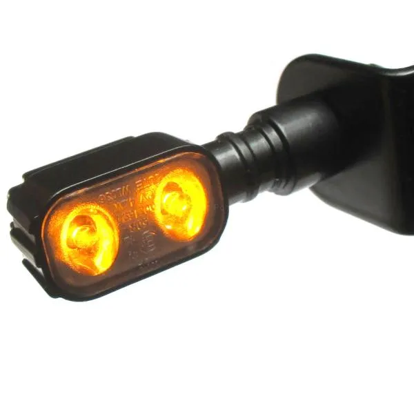 LED Blinker Fluted schwarz getönt