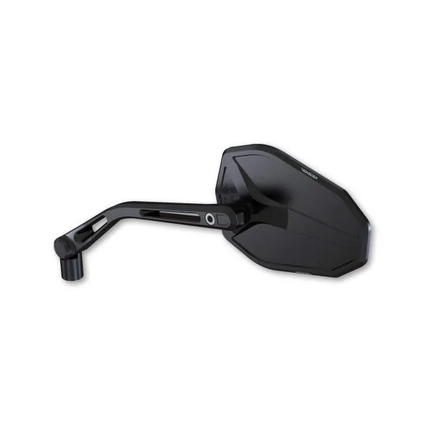 Lenkerspiegel Highsider VICTORY-SLIM, Alu schwarz, E-geprüft, M10 Gewinde