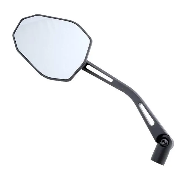 Lenkerspiegel Highsider VICTORY-SLIM, Alu schwarz, E-geprüft, M10 Gewinde