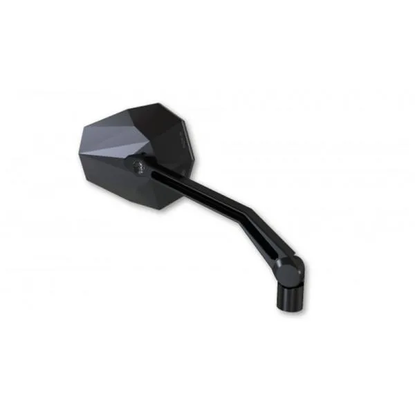 Lenkerspiegel Stealth X2 schwarz mit LED Blinker M10 Gewinde