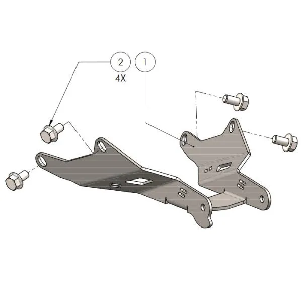 Kennzeichenhalter PROGRESS LINE für Honda CB 650 R (21-24) CBR 650 R (21-24)