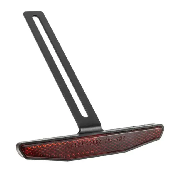 Reflektor Set Spirit Typ 3, rot, 6-eckig, 125 x 18 x 9 mm