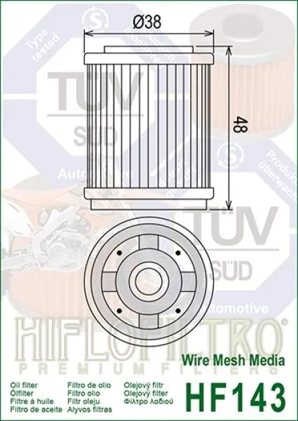 Ölfilter Hiflo HF143