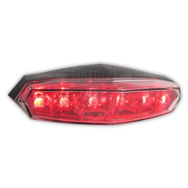 LED Rücklicht KOSO Mini, klares Glas, roter Innenreflektor