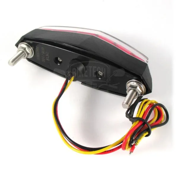 LED Rücklicht KOSO Mini, klares Glas, roter Innenreflektor