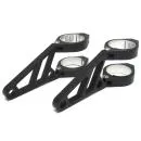 Lampenhalter Set HIGHSIDER kurz Ø 47-54 mm schwarz